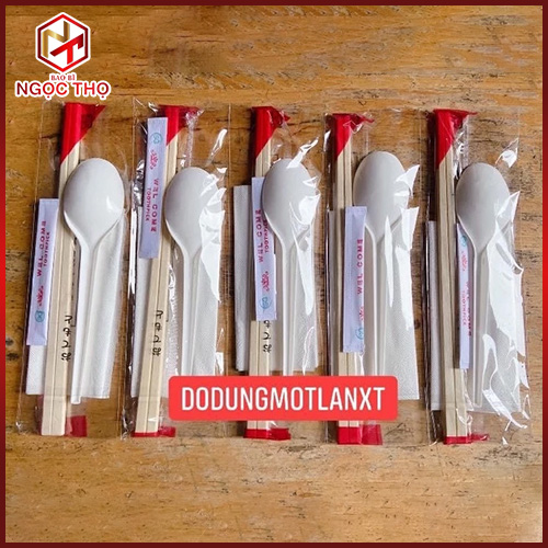 Set thìa đũa dùng 1 lần